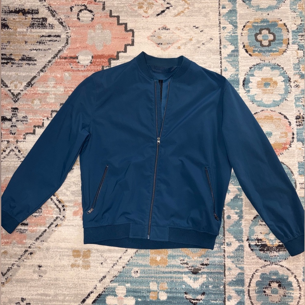 Men's Navy Bomber Jacket Pull&Bear